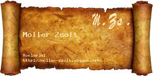 Moller Zsolt névjegykártya